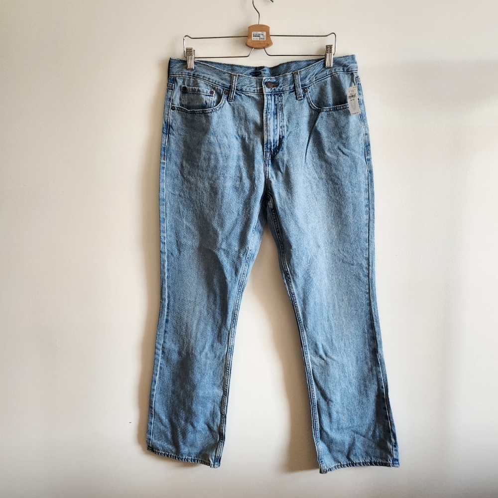 OLD NAVY I NWT 36 x 32 Bootcut Light Wash Cotton Denim Jeans I blue